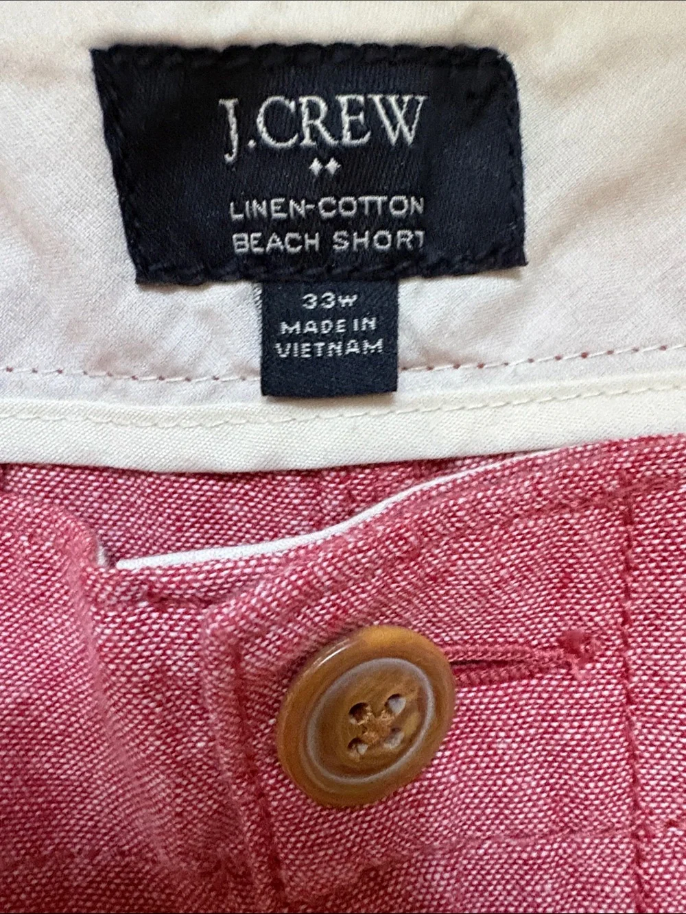 Men's J.Crew Linen-Cotton Beach Short